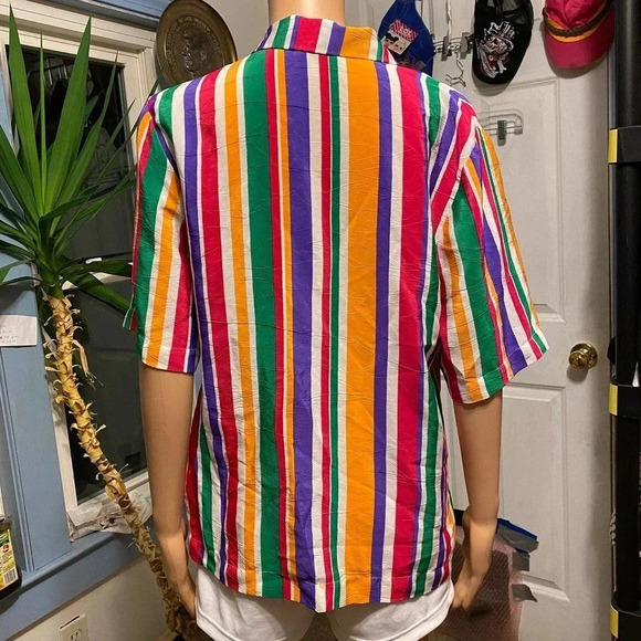 Vintage Intuitions Buttons down Blouse Women Size 8 - Picture 2 of 7